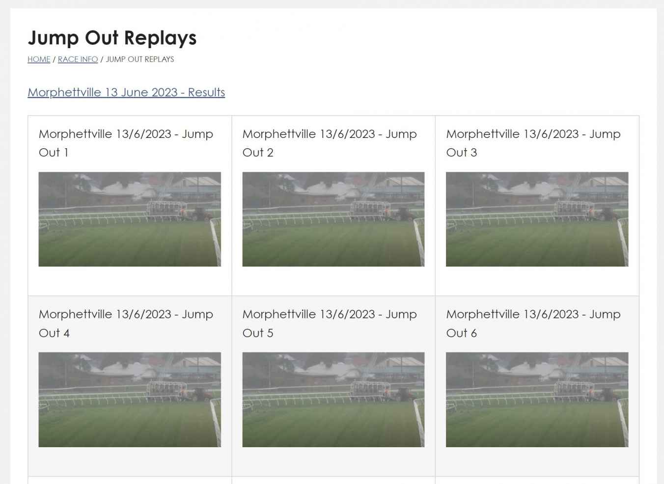 Watch South Australian Race Replays